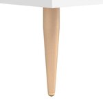vidaXL Tables de chevet 2 Pièces blanc 40x35x47 5 cm bois d’ingénierie