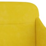 Banc banquette 110 x 76 x 80 cm velours jaune 02_0010511