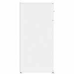 vidaXL Buffet blanc 79x38x80 cm bois d’ingénierie