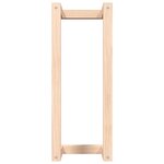 vidaXL Porte-serviette 23x18x60 cm Bois de pin massif