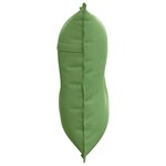 vidaXL Coussin de Dos Vert clair 80 x 50 cm Tissu en velours côtelé