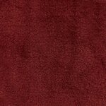 vidaXL Jeté Rouge Bordeaux 130 x 150 cm Toison