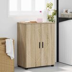 vidaXL Cabinet de salle de bain Chêne sonoma 60 x 35 x 80 cm