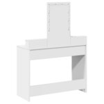 vidaXL Table de Toilette Blanc 100 x 41 x 140 cm Bois d'ingénierie