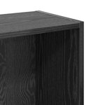 vidaXL Bibliothèque Chêne noir 80 x 24 x 109 cm Panneau de particules