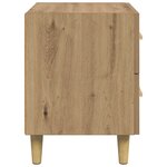 vidaXL Armoire de lit avec tiroir chêne artisanal 40 x 35 x 47.5 cm