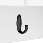 vidaXL Porte-manteau mural Blanc 50 x 20 x 30 cm Bois d'ingénierie