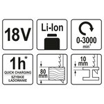 Yato scie alternative sans batterie 18v