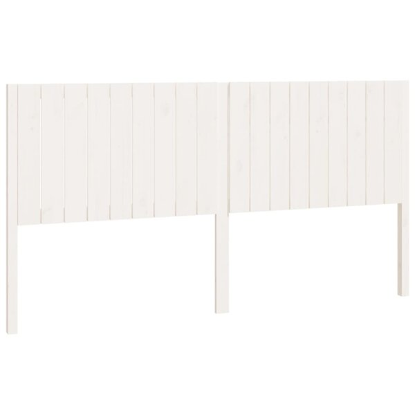 vidaXL Tête de lit blanc 185 5x4x100 cm bois massif de pin