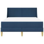 vidaXL Cadre de lit avec matelas avec tête de lit Polyester