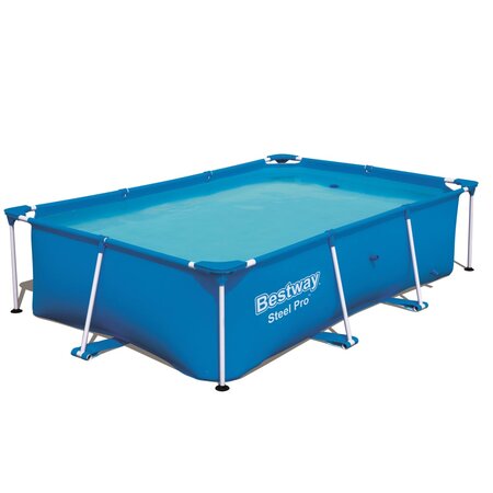 Bestway piscine avec cadre en acier steel pro 259x170x61 cm 56403