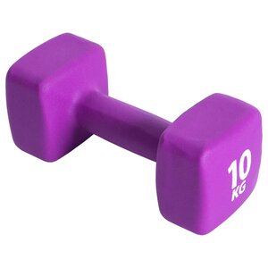 Pure2Improve Haltère 10 kg Néoprène Violet