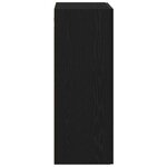 vidaXL Meuble mural Chêne noir 69 5 x 34 x 90 cm Bois d'ingénierie