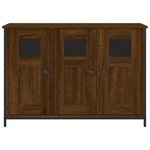vidaXL Buffet chêne marron 100x35x70 cm bois d'ingénierie