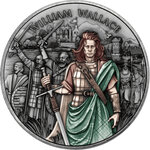 Monnaie WILLIAM WALLACE Legendary Warriors 1 Oz Medaille Argent USA (PRÉCOMMANDE)