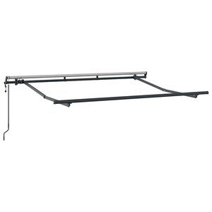 vidaXL Cadre de auvent Anthracite 3 x 2 m Métal