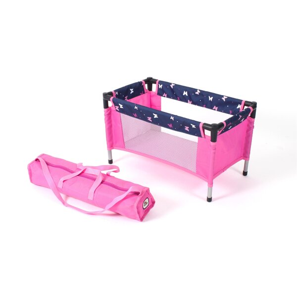 Bayer Chic 2000 652-33 - Lit de voyage pour poupées Papillon