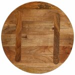 vidaXL Dessus de table Ø 40x2 5 cm rond bois de manguier massif