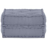 vidaXL Canapé Modulable Gris 70 x 70 x 36 cm tissu