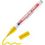 Marqueur Peinture 751 Jaune Pointe Ronde 1-2 mm x 10 EDDING