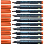 Marqueur permanent Maxx 130 orange x 10 SCHNEIDER