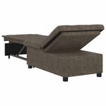 vidaXL Canapé-lit Vert armée 67 x 194 x 38 cm Cuir suédé faux