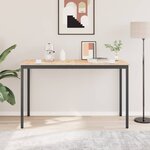 vidaXL Table de bar Naturel 110 x 55 x 105 cm Bois de pin massif