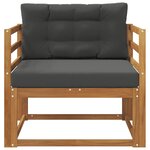 vidaXL Sofa de milieu extérieur Naturel