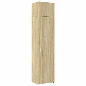 vidaXL Armoire de rangement mince chêne sonoma 50x42 5x225 cm