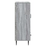 vidaXL Buffet Sonoma gris 66 x 34 5 x 95 cm Bois d'ingénierie