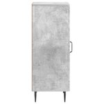 vidaXL Buffet Gris béton 33 x 34 5 x 89 5 cm Bois d'ingénierie
