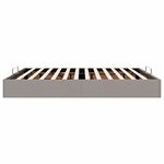 VidaXL Cadre de lit ottoman sans matelas taupe 180x200 cm tissu