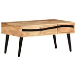 vidaXL Table basse 88x50x42 cm Bois d'acacia solide