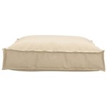 vidaXL Coussin pour assise de palette Beige 70 x 70 x 12 cm