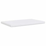 vidaXL Matelas en mousse blanc 140x220 cm 7 zones dureté 20 ILD
