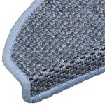 vidaXL Tapis d'escalier autocollants 30 Pièces 65x21x4 cm bleu