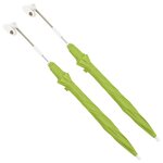 vidaXL Parasols de chaise de camping 2 Pièces Vert 105 cm