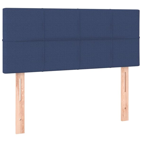 vidaXL Tête de lit Bleu 80x5x78/88 cm Tissu