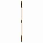 vidaXL Tête de lit murale Marron miel 82 5x3x110 cm Bois massif de pin