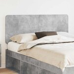 vidaXL Tête de lit Gris béton 150 cm Bois d'ingénierie