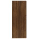 vidaXL Armoire suspendue Chêne marron 35x34x90 cm Bois d'ingénierie