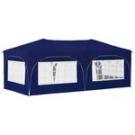 vidaXL Tente de fête pop-up 575 x 288 x 245 cm Bleu Tissu Oxford