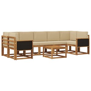 vidaXL Ensemble de canapés d'extérieur avec coussin 6 Pièces