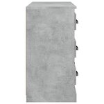 vidaXL Buffet gris béton 70x35 5x67 5 cm bois d'ingénierie