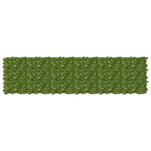 vidaXL Écran de balcon avec feuilles Vert et jaune 300 x 75 cm