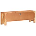 Vidaxl meuble tv 116x30x40 cm bois d'acacia massif