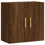 vidaXL Armoire murale chêne marron 60x31x60 cm bois d'ingénierie