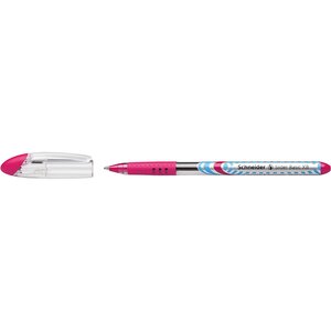 Stylo à bille slider basic pte extra large rose x 10 schneider