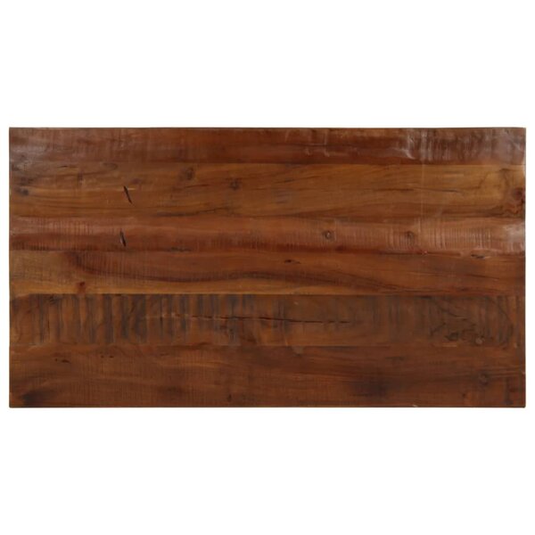 vidaXL Dessus de table 110x70x2 5cm rectangulaire bois massif récupéré