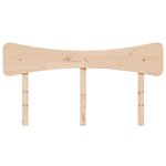 vidaXL Tête de lit 160 cm bois massif de pin